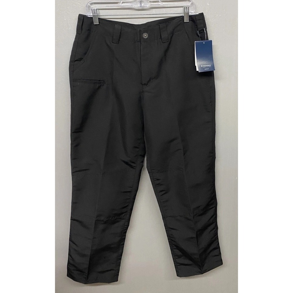 Propper Edgetec Slick Tactical Pants Womens 10 Black Ripstop Pockets Workwear